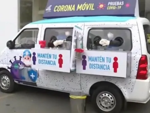 Este es el ‘Coronamóvil’, la estrategia de Perú contra el covid