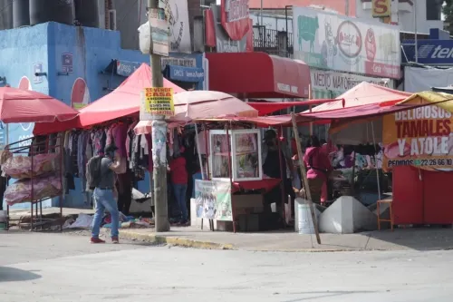 Se instala tianguis en San Jerónimo Caleras