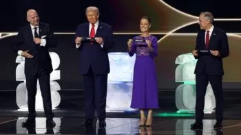 Orgullo ancestral, Premio de la Paz y unidad continental: los discursos de Sheinbaum, Trump y Carney en el sorteo del Mundial 2026