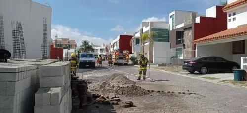 Se registra fuga de gas natural en Valle Dorado