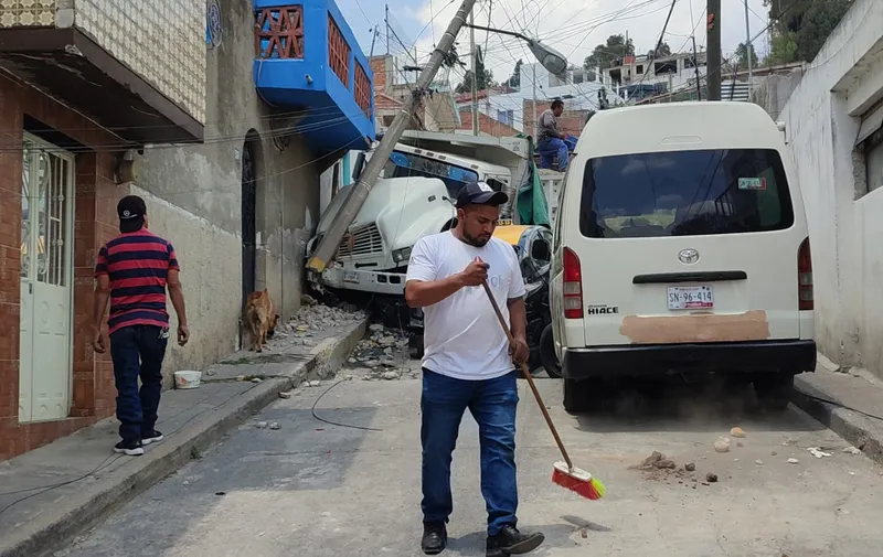 accidente en colonia Héroes del 5 de Mayo
