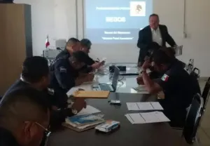 Continúa capacitación de elementos policiacos en Cuautlancingo