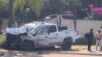 Accidente con patrulla de la Guardia Nacional en Zamora deja 4 muertos, entre ellos dos menores