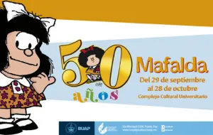 Mafalda celebra su cumpleaños 50 en CCU BUAP