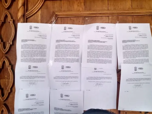 Notifican a regidores del Cabildo de Tehuacán proceso de disolución del ayuntamiento