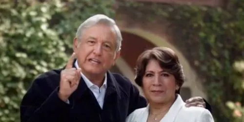 Baja el INE promocional de Delfina Gómez por sobre exposición de AMLO