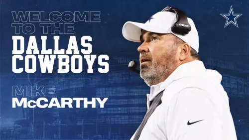 Vaqueros de Dallas oficializan a Mike McCarthy como entrenador en jefe