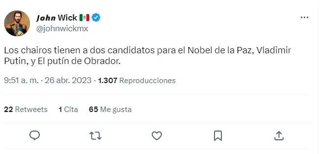 Reacciones AMLO Premio Nobel