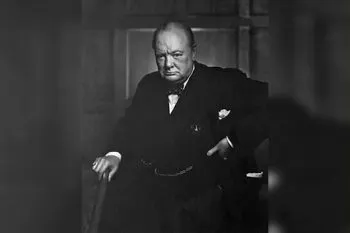 Roban famosa fotografía de Winston Churchill de un hotel en Canadá