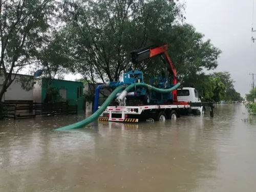 Así lucen las calles de Nuevo León y Tamaulipas tras el paso de ‘Hanna’