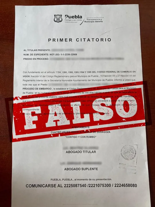 Falsos Citatorios