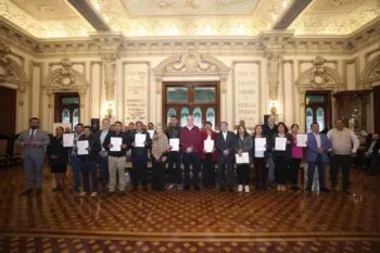 Pepe Chedraui toma protesta a 29 inspectoras e inspectores de sección 2025- 2028