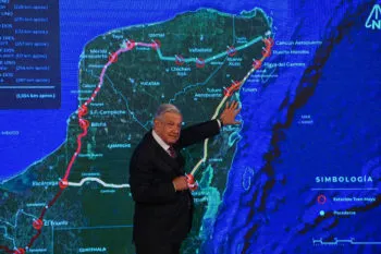 Tren Maya comenzará pruebas en julio, expresa AMLO