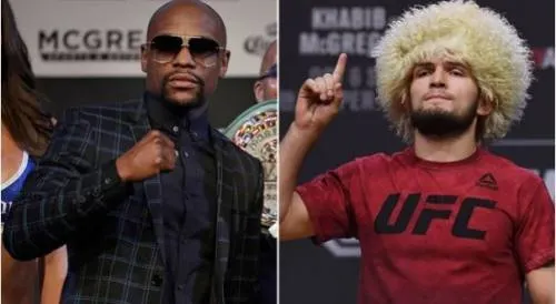 Floyd Mayweather puso la cifra para el combate ante Khabib Nurmagomedov