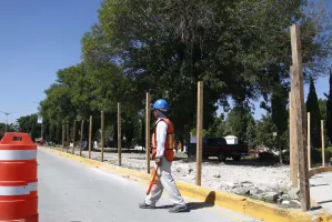 Obra en el Hermanos Serdán, con un mes de retraso