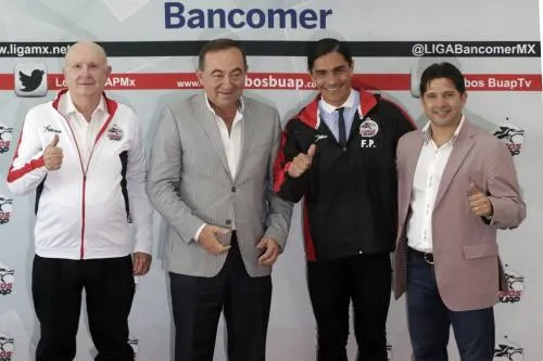 Presentan a Lapuente como director deportivo y a Palencia como técnico de Lobos BUAP