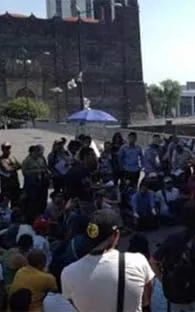 Celebran asamblea en Plaza de las Tres Culturas estudiantes del #YoSoy132