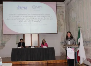IPM y CDH firman convenio para garantizar derechos de las mujeres