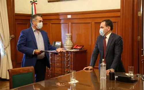 Reconoce Nuevo León apoyo del Gobierno Federal a la construcción de la Presa La Libertad