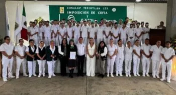 Efectúa Conalep Teziutlán ceremonia de imposición de Cofia y Fistol 2025