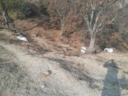 Hallan restos humanos encostalados en Hidalgo