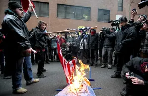 Tras toma de posesión de Trump, arrestan a 90 personas por protestas en Washington