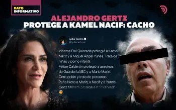 Afirma Cacho que Nacif es protegido por la FGR