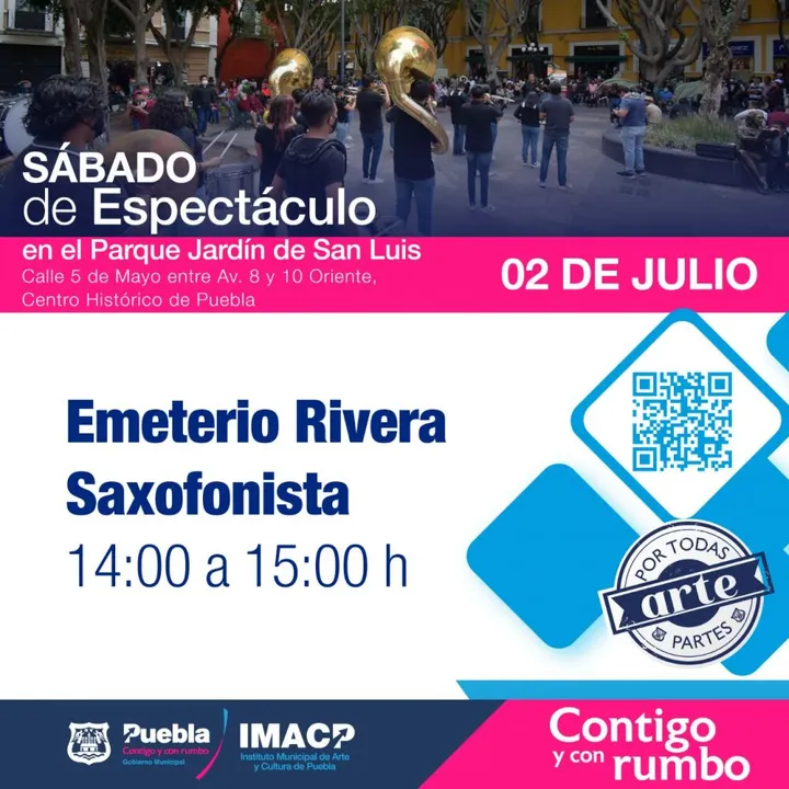 El arte y la cultura siguen presentes en el centro histórico de la ciudad de Puebla