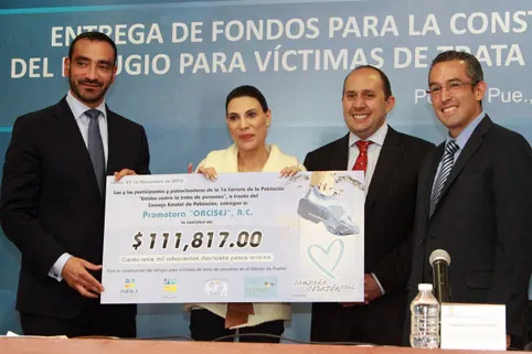 Recaban más de 1 mdp para refugio de víctimas de trata de personas