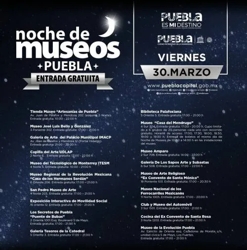 Se celebra “Noche de Museos” en el marco de actividades de Semana Santa