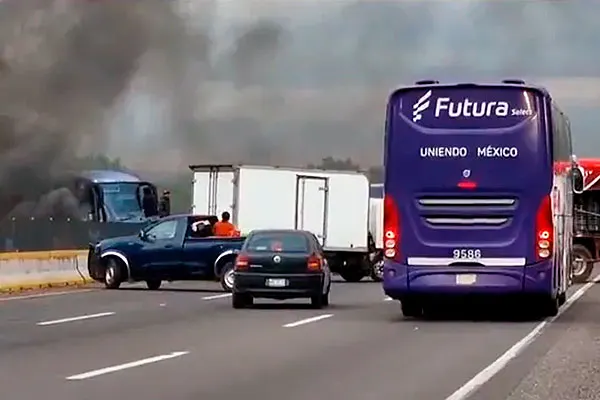 Santa Rita Tlahuapan Bloqueo Autopista