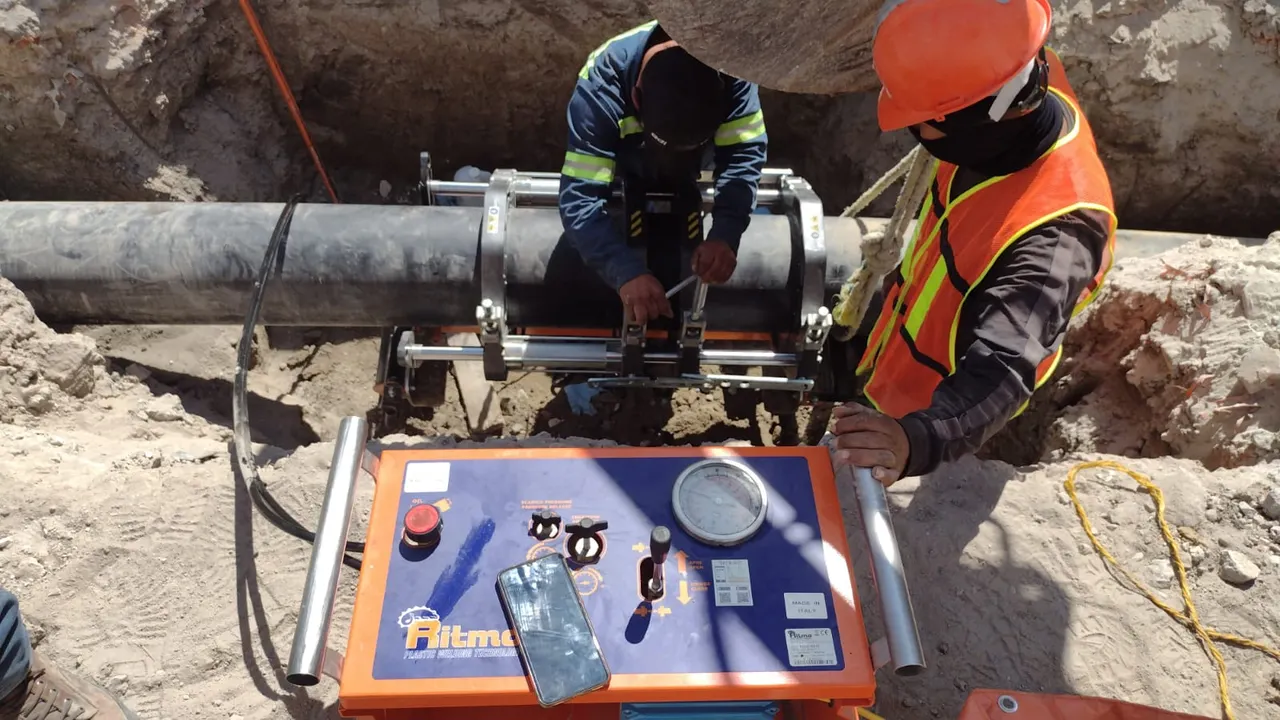 Agua de Puebla inició la Sustitución de la Línea de Distribución de agua en la colonia Guadalupe Hidalgo