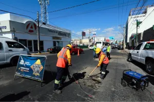 Brigadas del bachetón trabajan al sur de la ciudad