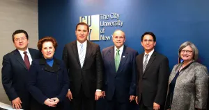 Se reúne RMV con directivos de la CUNY