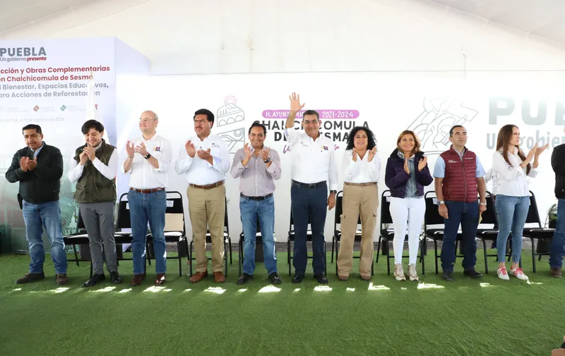 Por 42.4 mdp, Sergio Salomón inaugura rastro municipal en Chalchicomula de Sesma