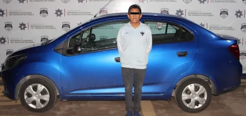 Policía municipal de Puebla detuvo a probable multiasaltante