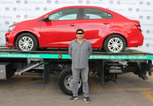 Mediante red de videovigilancia de la deri, ubicó y recuperó policía municipal de puebla un vehiculo