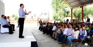 Supervisa gobernador infraestructura educativa en J.C. Bonilla
