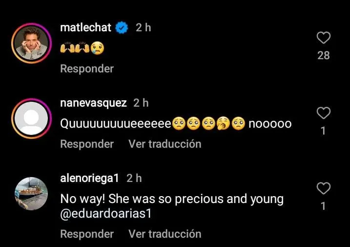 Reacciones muerte Rebeca Jones