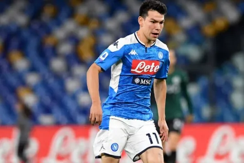 Chucky Lozano es titular y el Napoli pierde contra el Parma