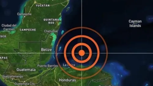 Reportan sismo en costas de Honduras, se percibe en Chetumal