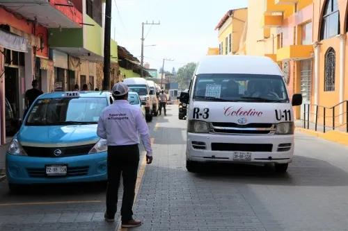 Realiza SMT operativo de sana distancia en Xicotepec