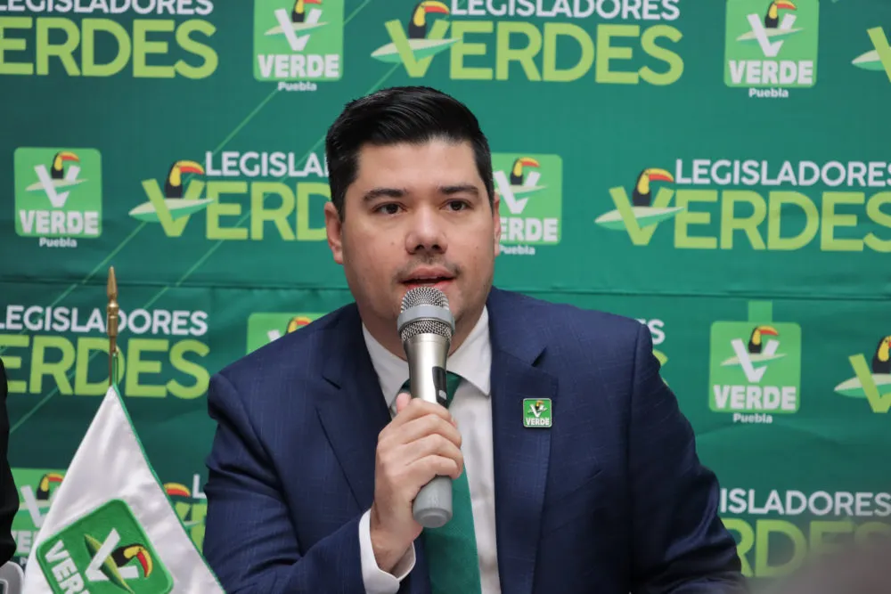 Jaime Natale se queda al frente del Partido Verde en Puebla hasta 2028