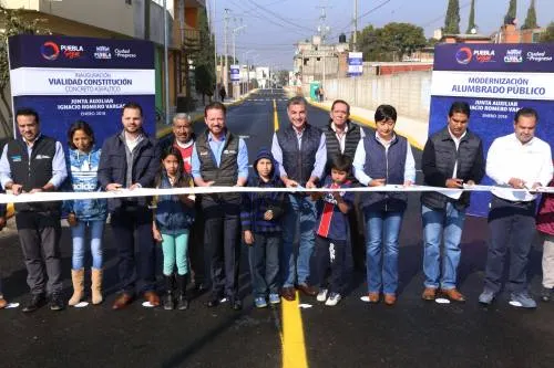 Tony Gali y Luis Banck inauguran modernización urbana en la Romero Vargas