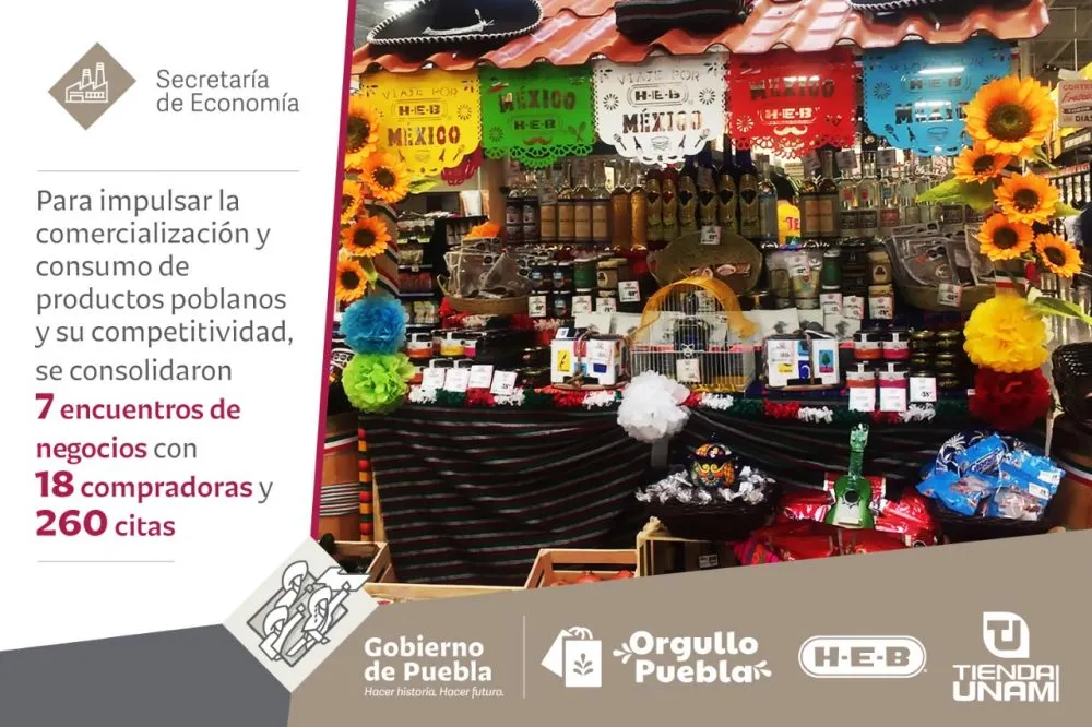 Promueve Secretaría de Economía productos poblanos