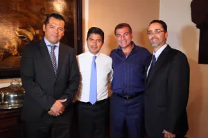 Encabezan Eduardo Rivera y Tony Gali reunión de transición de sindicatura