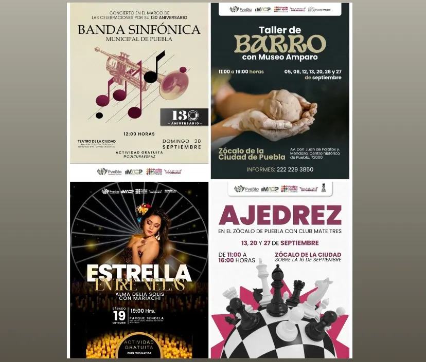Invita Ayuntamiento de Puebla a pasar un fin de semana con mucha diversión