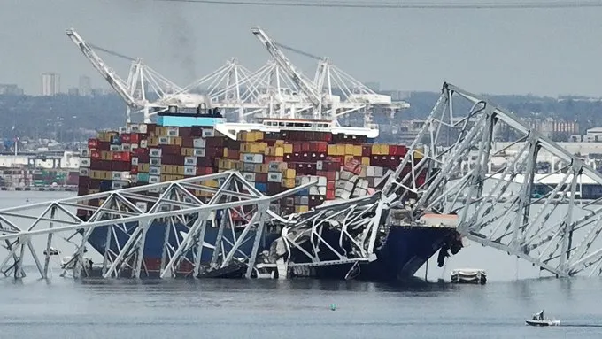 Accidente Baltimore/ Foto: Redes