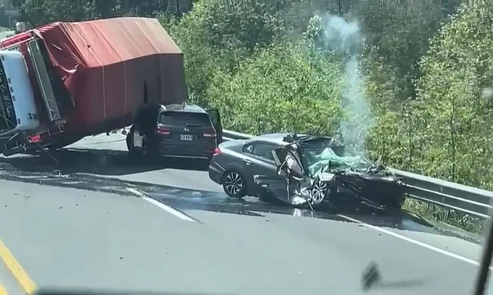 Choque en autopista México–Tuxpan
