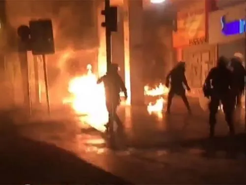 Tensión en Atenas; disturbios antes de la final de Copa